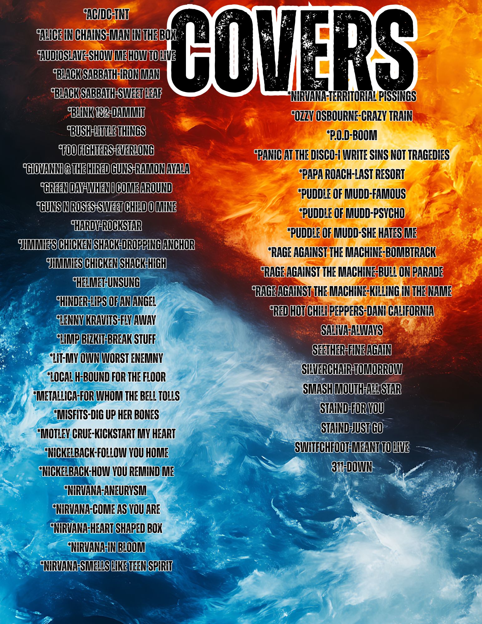 noize song list 4 13 26