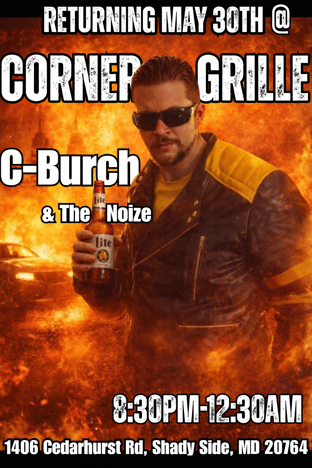 returning may 30th corner grille flyer